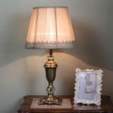 欧式全铜台灯 美式高档奢华纯铜装饰台灯 客厅书房卧室床头台灯