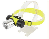 T6潜水充电头灯强光水下防水远射白光黄光L2 18650/AAA10W强光LED