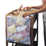 婴儿床换衣袋 宝宝换衣服收纳挂袋 宝宝脏衣服直接扔进去 超大