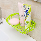 日本进口洗漱收纳架创意浴室置物架卫生间牙刷用品洗手台整理壁挂