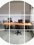 LOFT工作桌设计师办公桌原木电脑桌写字台会议桌书桌简约实木餐桌