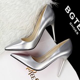 Sexy Korean fashion career OL pointed shoes high heels Pumps