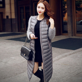 2015冬装新款女装韩版羽绒衣修身显瘦加厚羽绒服女中长款外套轻薄