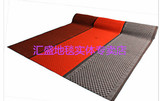 1.2米方格压纹耐磨走廊红地毯PVC过道毯 迎宾酒店楼梯宾馆地毯1.6