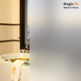 Magic fix卫生间浴室窗户玻璃贴膜磨砂纸窗贴纸隔热膜透光不透明