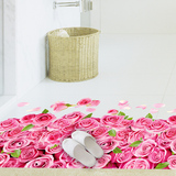 3d立体墙贴纸贴画墙壁纸自粘浴室卫生间房间地面地板瓷砖地贴防水