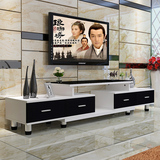 钢化玻璃电视柜简约现代组合时尚伸缩欧式小户型客厅电视机柜
