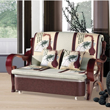 实木扶手小户型多用功能1.5米可折叠沙发床1.2/1米双人可拆洗两用