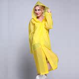 韩国可爱成人雨衣女长款 时尚透明连体雨衣 户外徒步旅游雨衣包邮