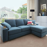 沙发现代简约布艺沙发组合小户型沙发特价日式双人三人转角布沙发