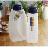 日本进口耐热塑料凉水壶冷水瓶大容量凉茶果汁杯冰箱密封可倒开水