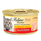 Feline Gourmet腓力经典活力猫罐头 鲔鱼+鸡肉 (关节保健配方)70g