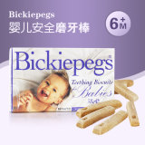 英国原装进口 Bickiepegs宝宝天然谷物磨牙棒儿童磨牙饼干38g 9根