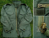 户外军迷美国韩版军绿M65风衣夹克战术冲锋衣外套棉服军大衣男装