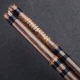【伶吟】民族乐器 专业级一节紫竹洞箫 真牛角 箫 送箫书 萧乐器