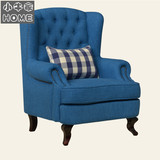 新款特价现货老虎椅老虎凳美式乡村客厅单人沙发椅拉扣老虎椅时尚