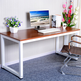 新款钢木电脑桌台式桌家用办公桌现代简约双人学生写字台书桌特价