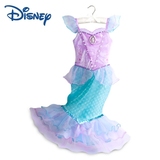 现货 美国代购Disney迪士尼 美人鱼公主Ariel 女孩礼服 裙子
