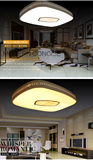 三雄极光LED吸顶灯客厅卧室创意时尚灯具方形雅月水晶LED吸顶灯灯
