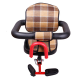 自行车电动车安全后置座椅儿童加厚加长座椅座椅双人座垫