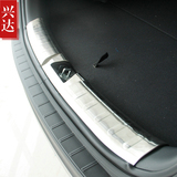 14款长安CS75不锈钢后保险杠踏板内置后护板改装饰条配件汽车用品