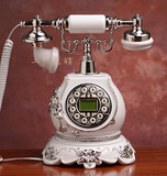 新款仿古电话机高档欧式家用古典工艺别墅复古老式电话座机包邮