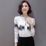 E CCDD GIRDEAR P衬衫女夏装新款女装2016韩版长袖专柜正品显瘦