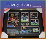 电子亲笔签名 表框照片相框THIERRY HENRY亨利 限量版 带证书