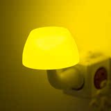 歌特朗 节能喂奶灯床头灯插电LED遥控光控声控开关儿童房蘑菇小