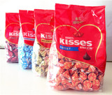 KISSES好时巧克力散装1000g大包装牛奶黑巧曲奇榛仁5口味任选包邮