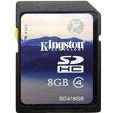 KST/金士顿 SD卡8G内存卡相机存储卡SDHC闪存卡 SD大卡 CLASS4