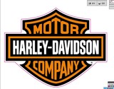 推荐哈雷  机车MOTO贴纸 哈雷LOGO正品3M改装机车MOTO汽车贴M6