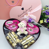 包顺丰进口费列罗德芙巧克力心形礼盒装送女友生日情人节创意礼物