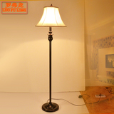 双十二活动促销 遥控美式乡村落地灯 客厅卧室床头灯欧式遥台灯具