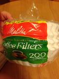 美国Melitta美乐家咖啡过滤纸咖啡机手冲滴漏滤杯coffee filters