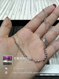 香港代购不退换周大福pt950铂金珠珠手链
