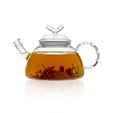 一屋窑 耐热玻璃茶具 耐高温玻璃壶 有过滤芯 花茶壶 单壶900ML