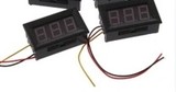 DC 0-100V 三线制LED直流数字电压表 数显电压表头 汽车电动车
