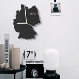 设计师的灯现代个性北欧简约卧室餐厅创意家居咖啡厅世界地图挂钟