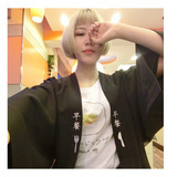 夏季女装韩国原宿风bf宽松学生薄款防晒衣和服开衫外套女日系韩版