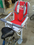 包邮减震加厚宝宝车座折叠自行车电动车后置座椅小孩儿童椅棉雨棚
