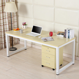 电脑桌书桌写字台旋转烤漆多功能家用实木梳妆台办公桌