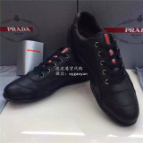 香港正品代购PRADA/普拉达男鞋皮鞋板鞋系带户外休闲鞋潮流运动鞋