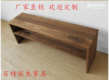 日式实木长凳北欧现代风格白橡木换鞋凳