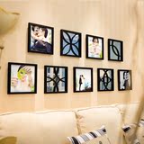 亚乐晶品韩式九宫格照片墙 相框墙创意组合挂墙 简约现代餐厅客厅