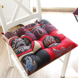 东南亚玛雅人风情棉麻餐椅垫 馒头垫打针垫 民族风印花榻榻米垫