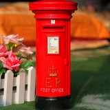 韩国创意 可爱的生日礼物 英国邮箱 信箱存钱罐 复古邮筒储蓄罐