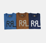 2015新日单 Double RL RRL 男士 经典款 古着美式复古短袖T恤TEE