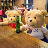 正版ted贱熊美国电影泰迪熊公仔会说话的毛绒玩具抱抱熊生日礼物