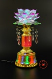 佛教用品新款LED七彩电的莲花灯佛供灯念佛机长明灯包邮